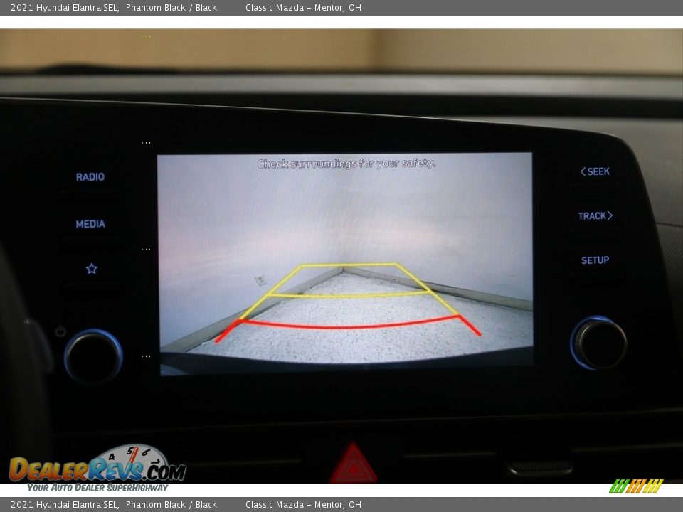 2021 Hyundai Elantra SEL Phantom Black / Black Photo #11