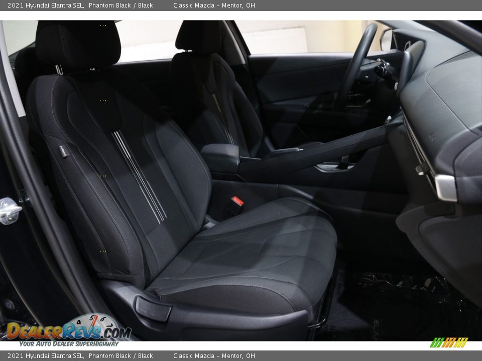 2021 Hyundai Elantra SEL Phantom Black / Black Photo #14