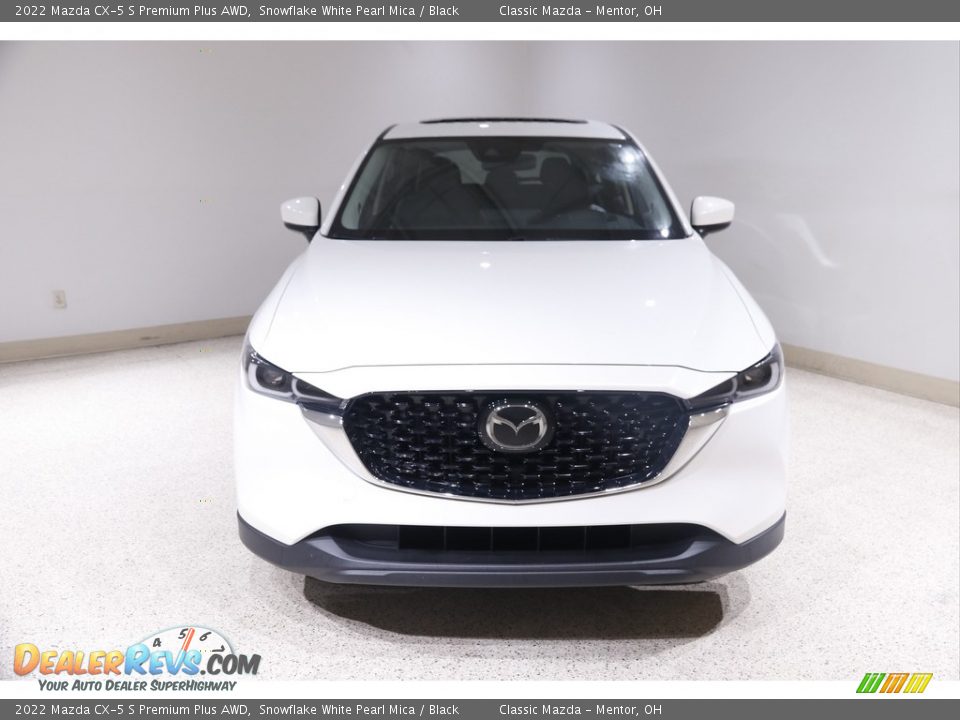 2022 Mazda CX-5 S Premium Plus AWD Snowflake White Pearl Mica / Black Photo #2