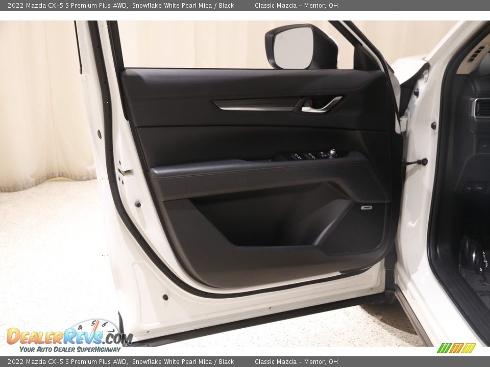 2022 Mazda CX-5 S Premium Plus AWD Snowflake White Pearl Mica / Black Photo #4