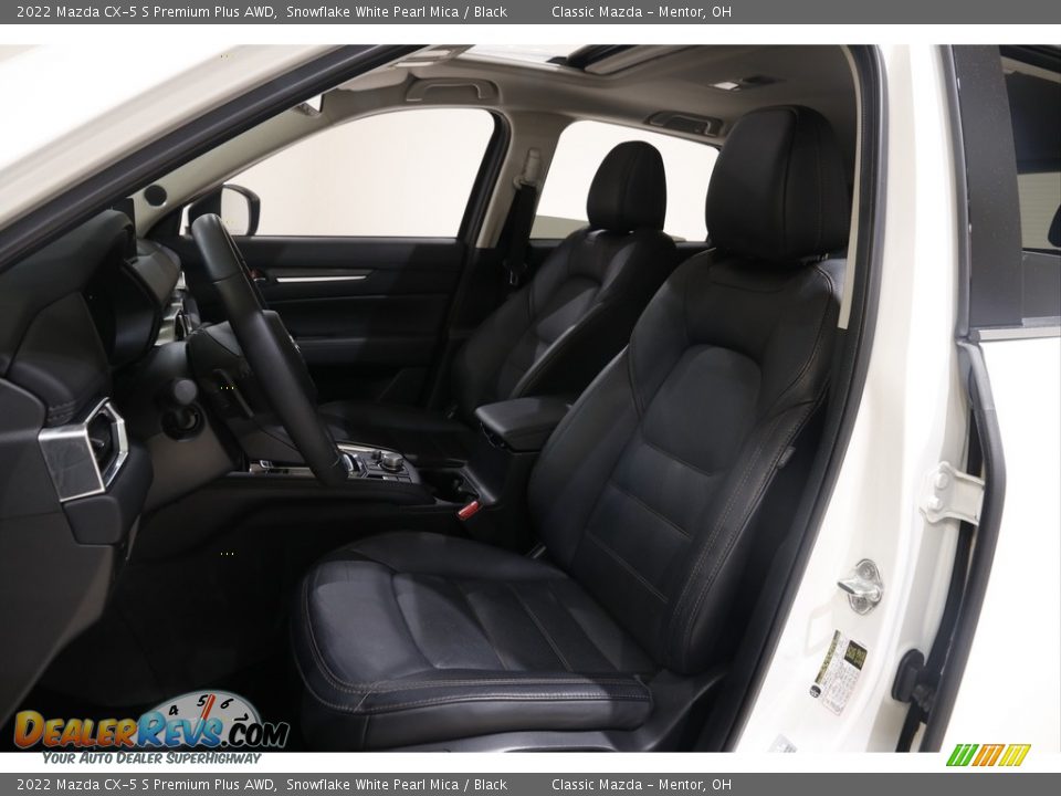 2022 Mazda CX-5 S Premium Plus AWD Snowflake White Pearl Mica / Black Photo #5