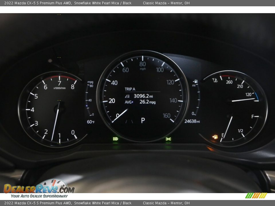 2022 Mazda CX-5 S Premium Plus AWD Gauges Photo #8