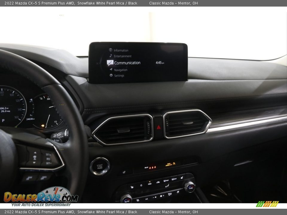 2022 Mazda CX-5 S Premium Plus AWD Snowflake White Pearl Mica / Black Photo #9
