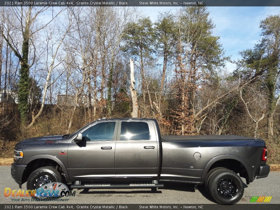 2021 Ram 3500 Laramie Crew Cab 4x4 Granite Crystal Metallic / Black Photo #1