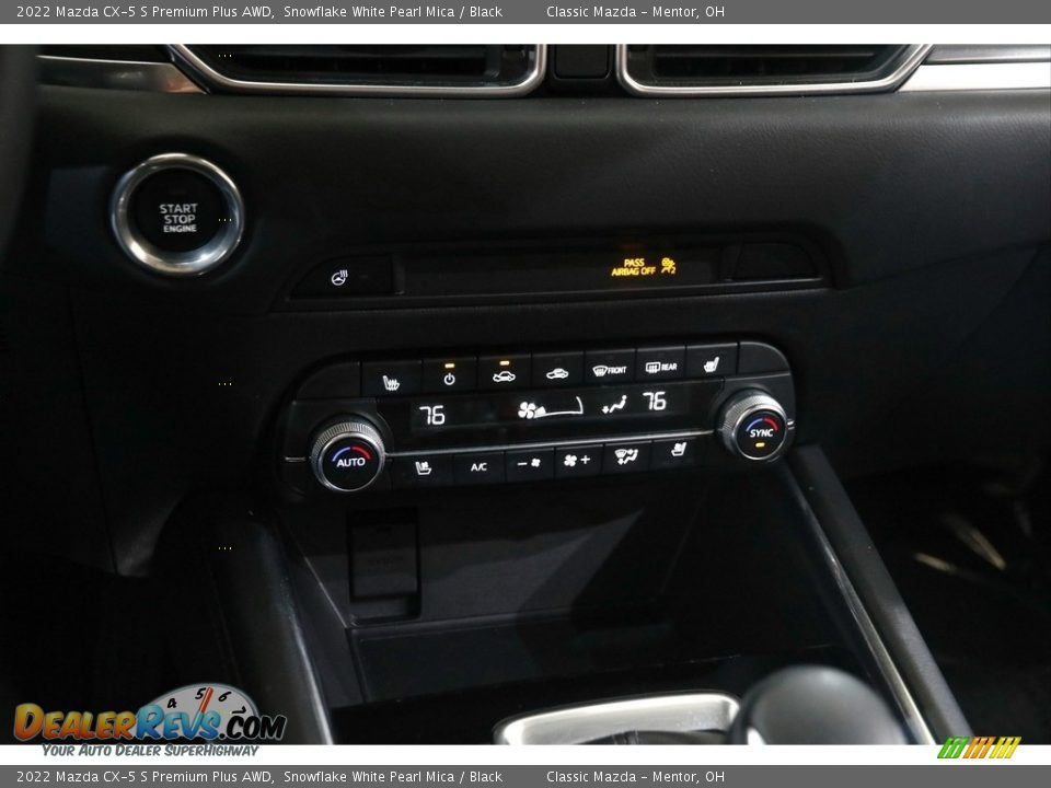 2022 Mazda CX-5 S Premium Plus AWD Snowflake White Pearl Mica / Black Photo #13