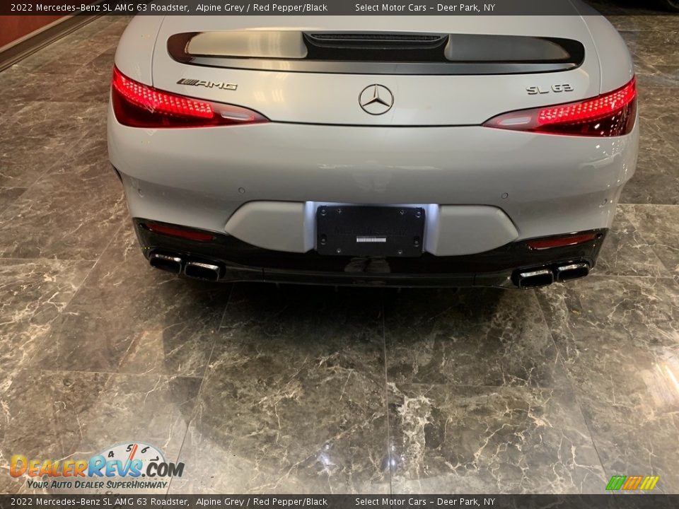 2022 Mercedes-Benz SL AMG 63 Roadster Alpine Grey / Red Pepper/Black Photo #6