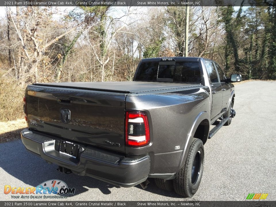 2021 Ram 3500 Laramie Crew Cab 4x4 Granite Crystal Metallic / Black Photo #7