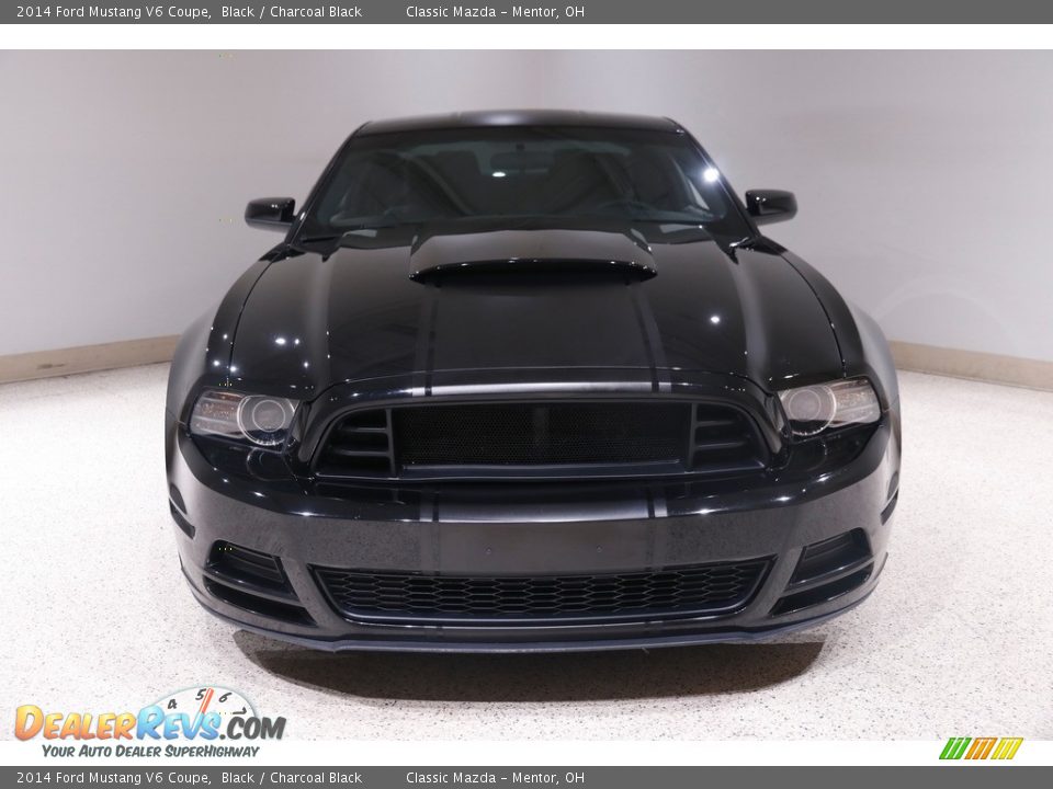 2014 Ford Mustang V6 Coupe Black / Charcoal Black Photo #2