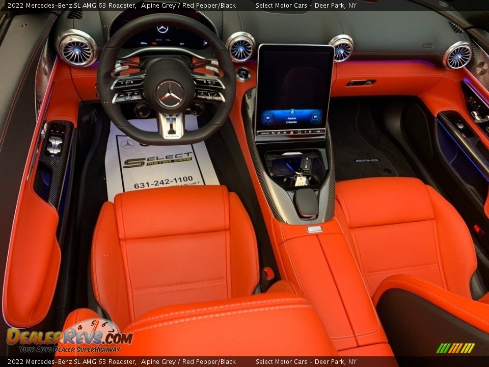 Red Pepper/Black Interior - 2022 Mercedes-Benz SL AMG 63 Roadster Photo #11