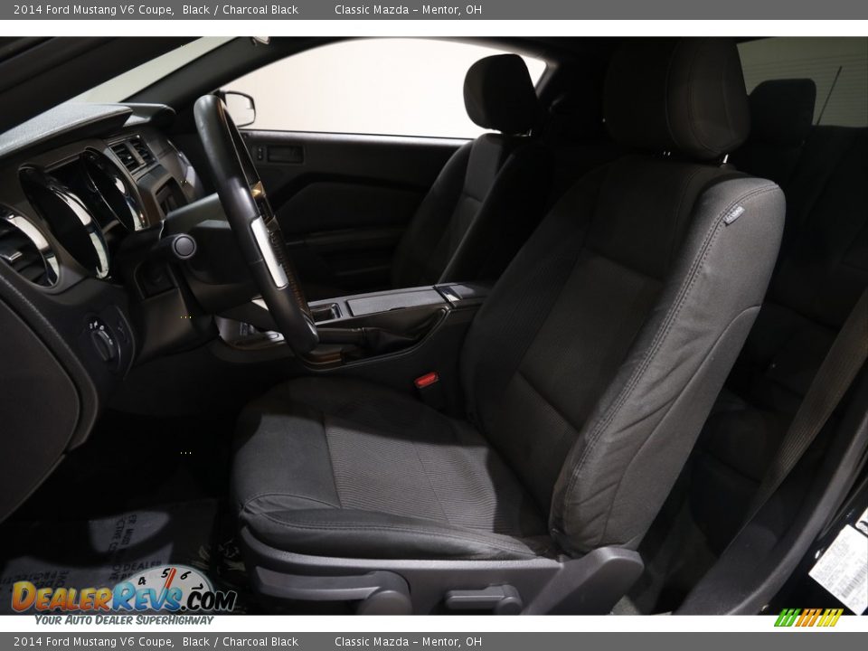 2014 Ford Mustang V6 Coupe Black / Charcoal Black Photo #5