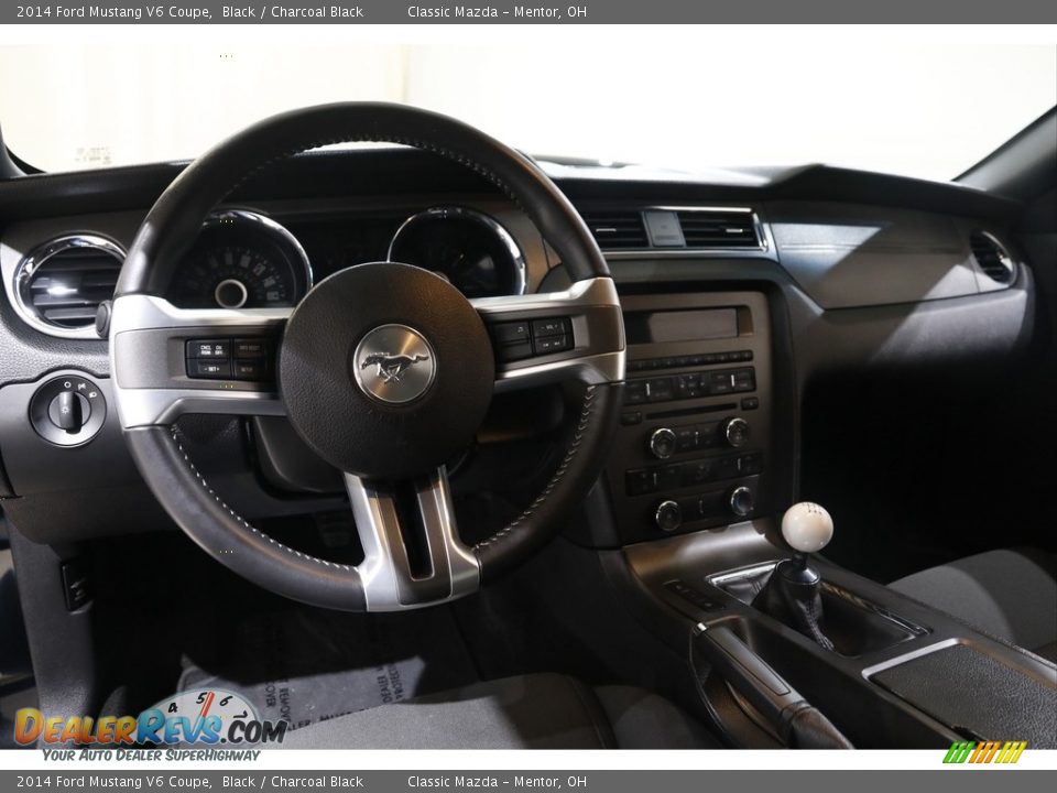 2014 Ford Mustang V6 Coupe Black / Charcoal Black Photo #6