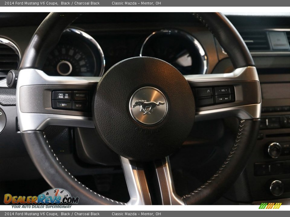 2014 Ford Mustang V6 Coupe Black / Charcoal Black Photo #7