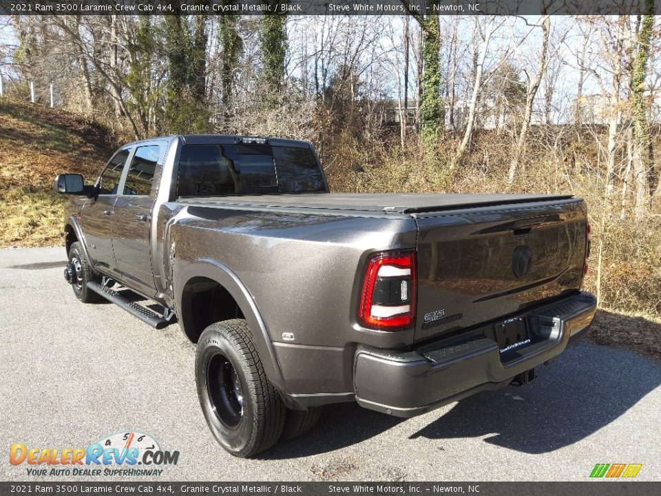 2021 Ram 3500 Laramie Crew Cab 4x4 Granite Crystal Metallic / Black Photo #11