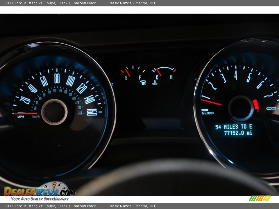2014 Ford Mustang V6 Coupe Black / Charcoal Black Photo #8