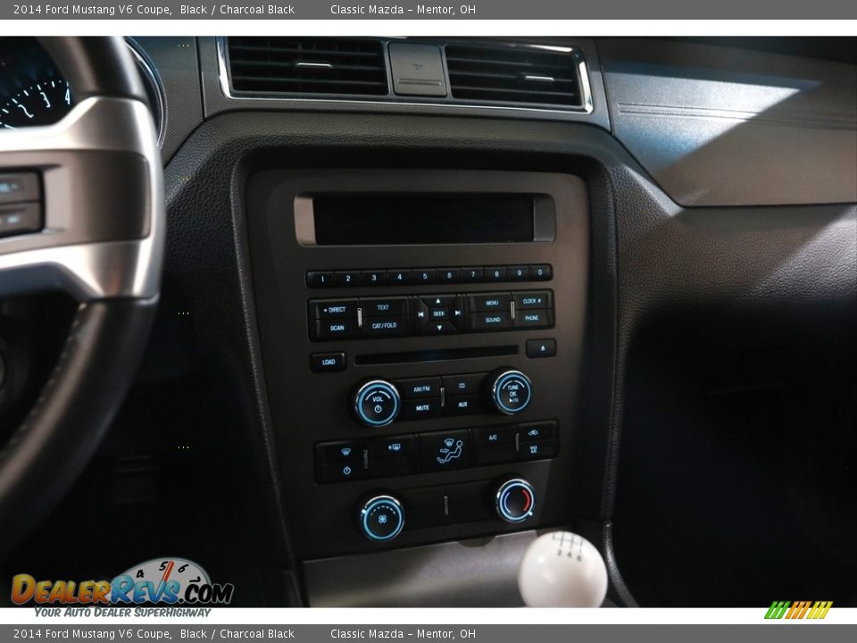2014 Ford Mustang V6 Coupe Black / Charcoal Black Photo #9