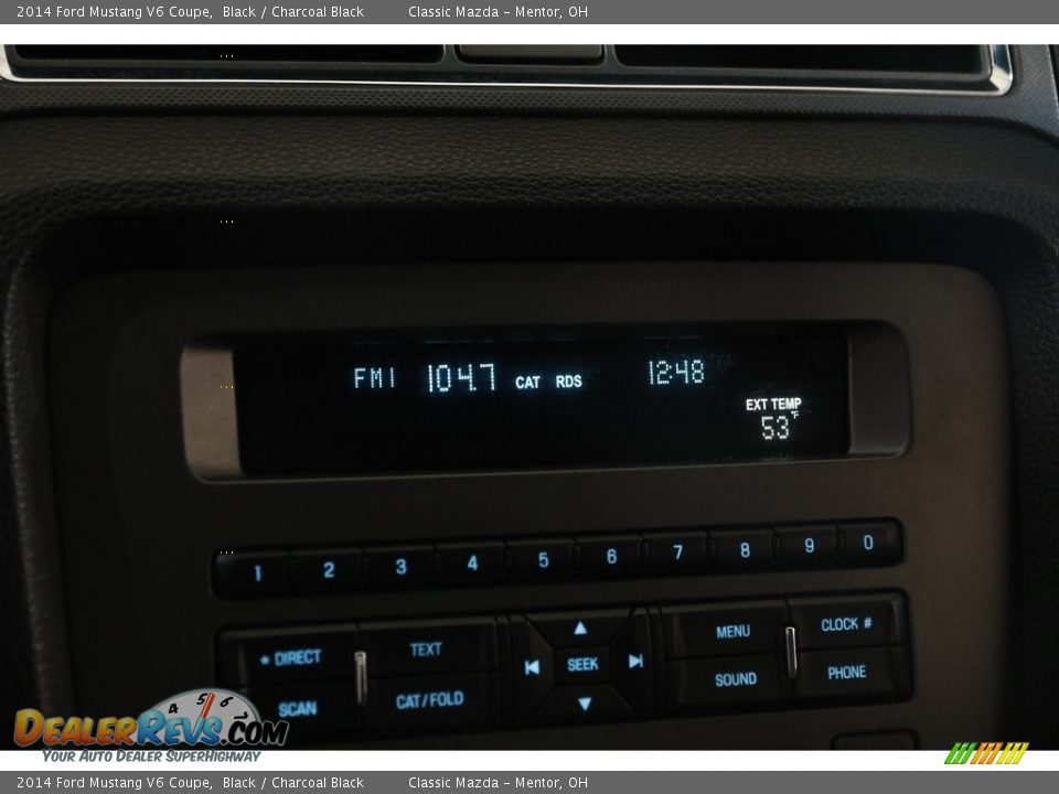 2014 Ford Mustang V6 Coupe Black / Charcoal Black Photo #10