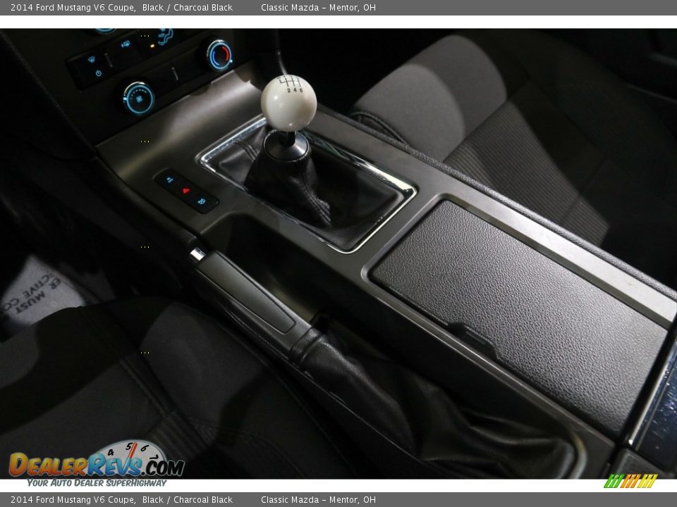 2014 Ford Mustang V6 Coupe Black / Charcoal Black Photo #11