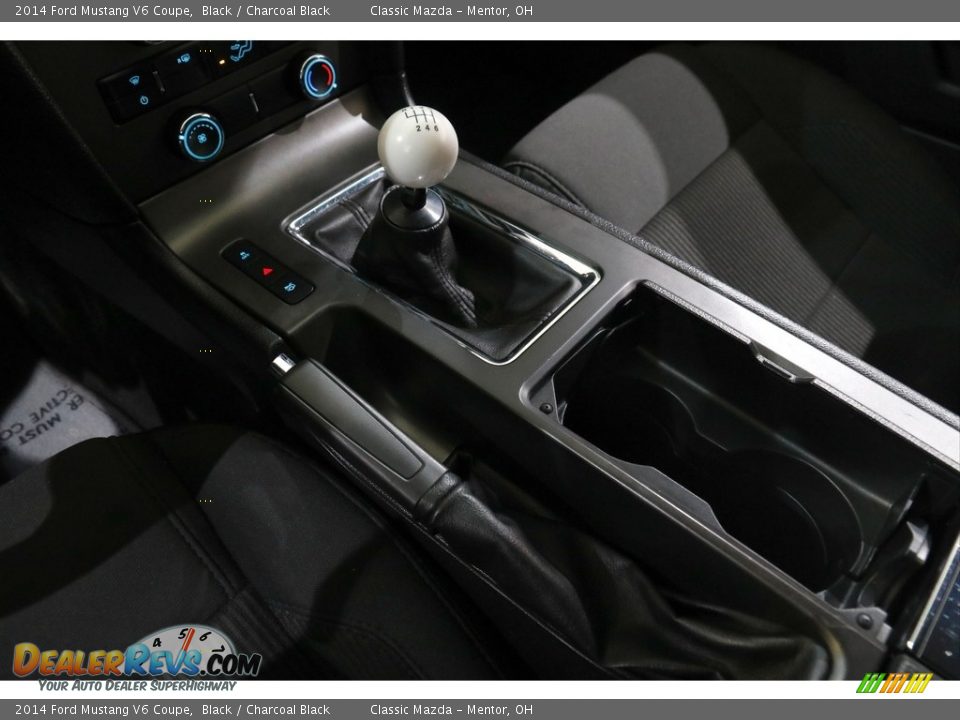 2014 Ford Mustang V6 Coupe Black / Charcoal Black Photo #12