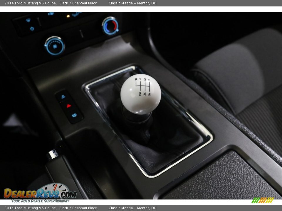 2014 Ford Mustang V6 Coupe Black / Charcoal Black Photo #13