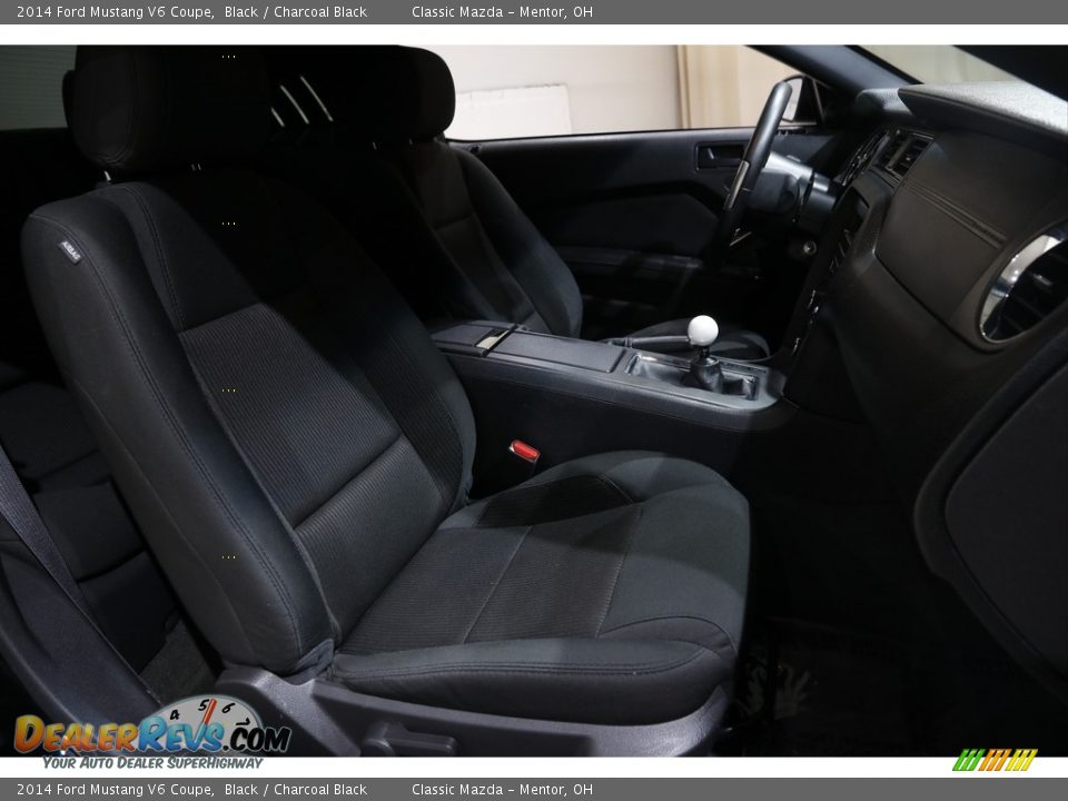 2014 Ford Mustang V6 Coupe Black / Charcoal Black Photo #14