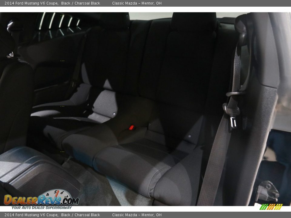 2014 Ford Mustang V6 Coupe Black / Charcoal Black Photo #16