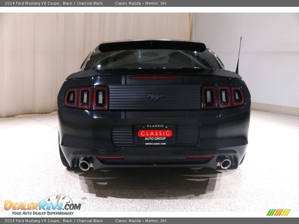 2014 Ford Mustang V6 Coupe Black / Charcoal Black Photo #17