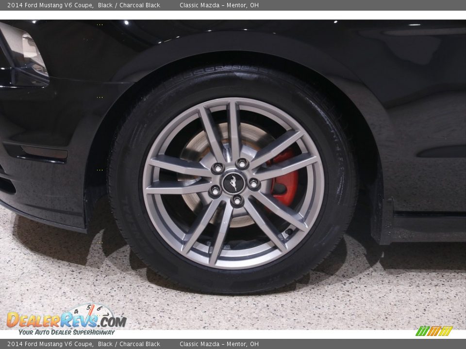 2014 Ford Mustang V6 Coupe Black / Charcoal Black Photo #19