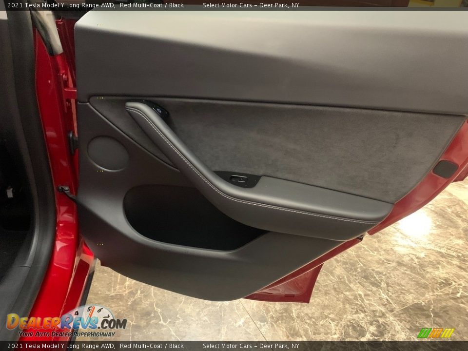 2021 Tesla Model Y Long Range AWD Red Multi-Coat / Black Photo #16