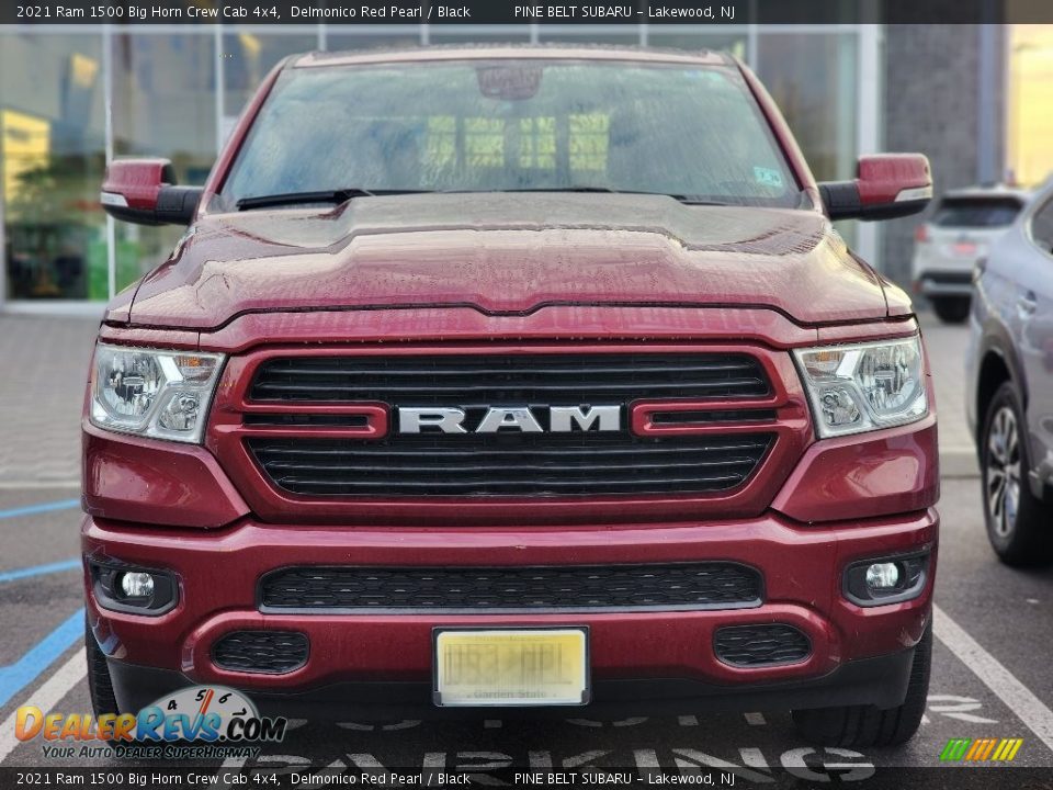 2021 Ram 1500 Big Horn Crew Cab 4x4 Delmonico Red Pearl / Black Photo #2