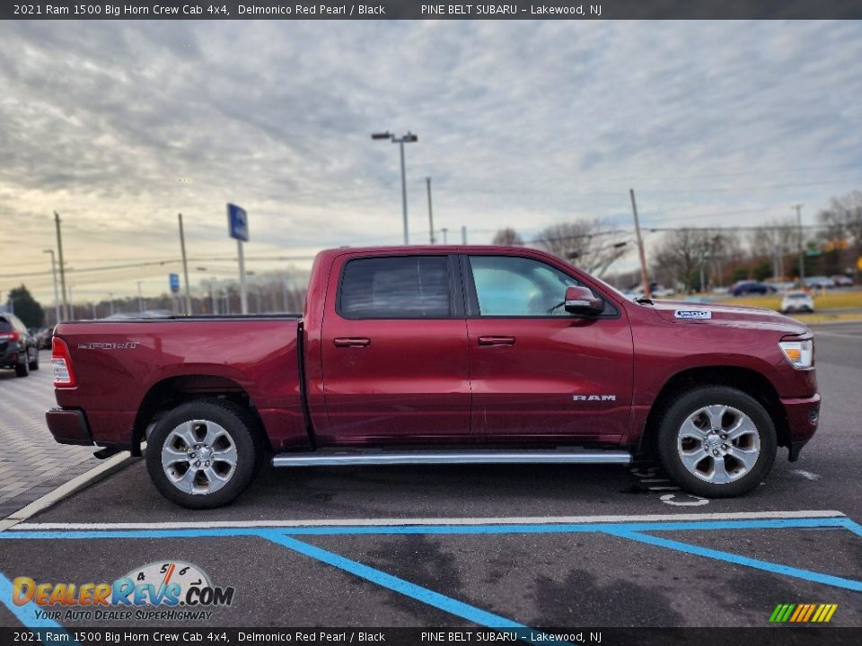 2021 Ram 1500 Big Horn Crew Cab 4x4 Delmonico Red Pearl / Black Photo #4