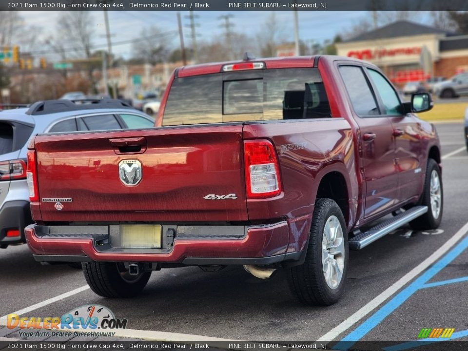 2021 Ram 1500 Big Horn Crew Cab 4x4 Delmonico Red Pearl / Black Photo #6