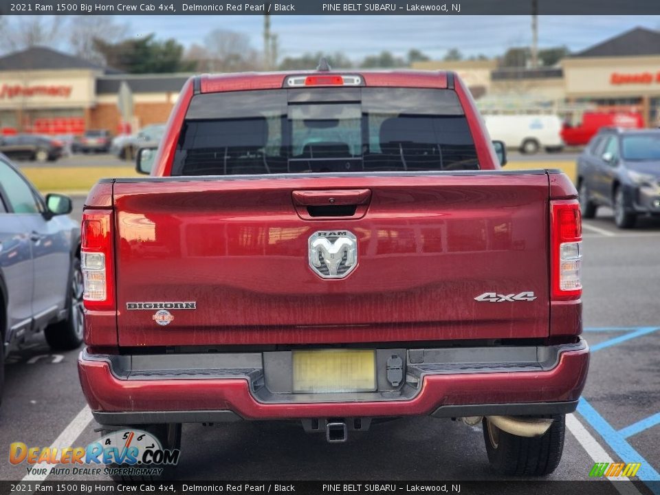 2021 Ram 1500 Big Horn Crew Cab 4x4 Delmonico Red Pearl / Black Photo #7