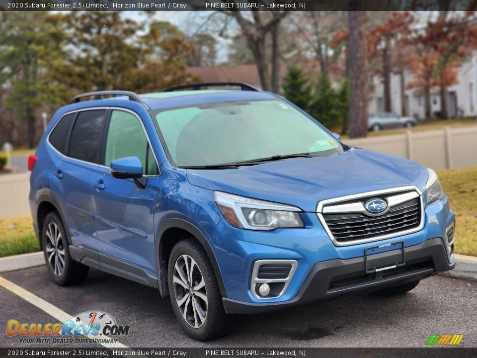 2020 Subaru Forester 2.5i Limited Horizon Blue Pearl / Gray Photo #3