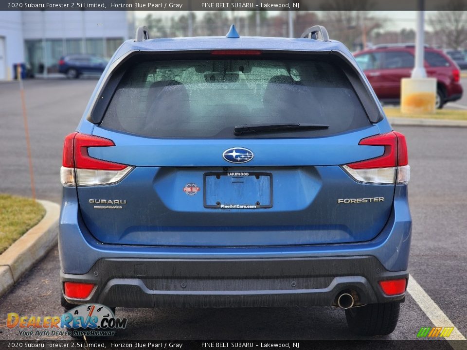 2020 Subaru Forester 2.5i Limited Horizon Blue Pearl / Gray Photo #7