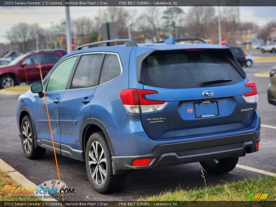 2020 Subaru Forester 2.5i Limited Horizon Blue Pearl / Gray Photo #8