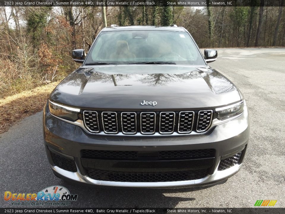 2023 Jeep Grand Cherokee L Summit Reserve 4WD Baltic Gray Metallic / Tupelo/Black Photo #3