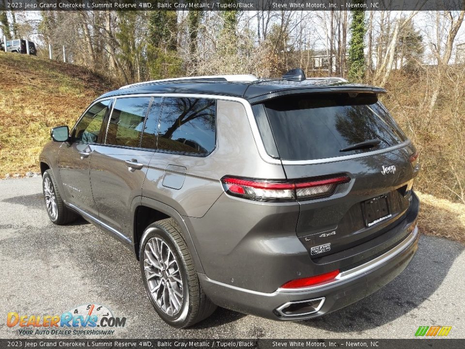 2023 Jeep Grand Cherokee L Summit Reserve 4WD Baltic Gray Metallic / Tupelo/Black Photo #8