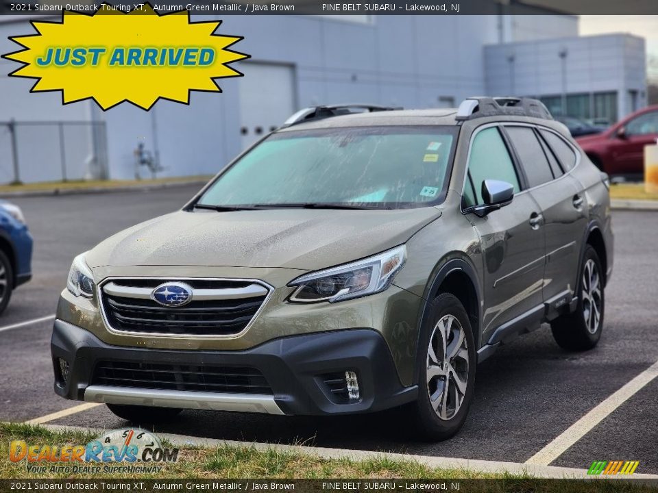 2021 Subaru Outback Touring XT Autumn Green Metallic / Java Brown Photo #1