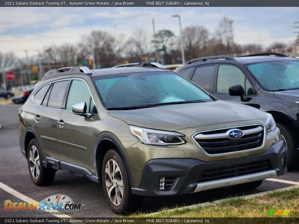 2021 Subaru Outback Touring XT Autumn Green Metallic / Java Brown Photo #3