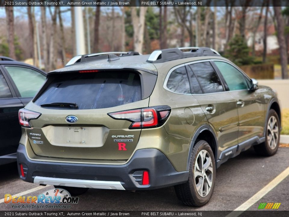 2021 Subaru Outback Touring XT Autumn Green Metallic / Java Brown Photo #6