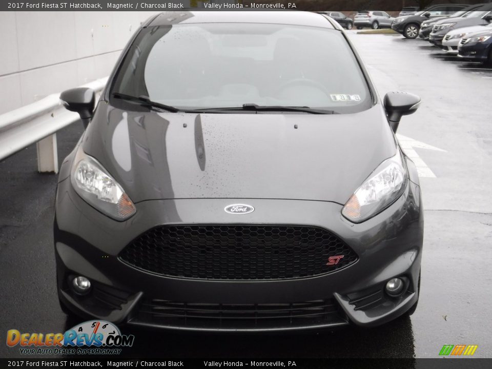 2017 Ford Fiesta ST Hatchback Magnetic / Charcoal Black Photo #5