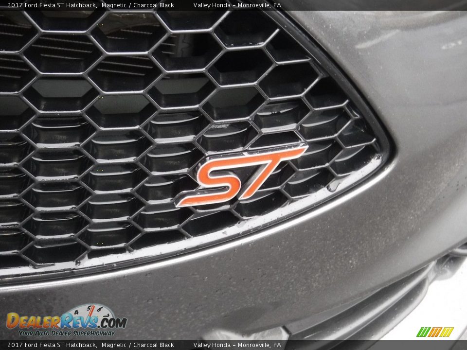 2017 Ford Fiesta ST Hatchback Magnetic / Charcoal Black Photo #6