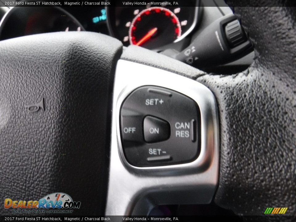 2017 Ford Fiesta ST Hatchback Magnetic / Charcoal Black Photo #21