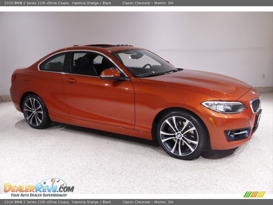 2016 BMW 2 Series 228i xDrive Coupe Valencia Orange / Black Photo #1