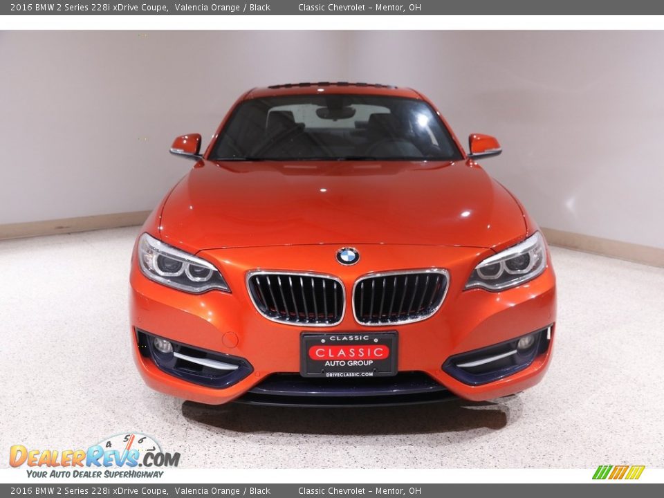 2016 BMW 2 Series 228i xDrive Coupe Valencia Orange / Black Photo #2