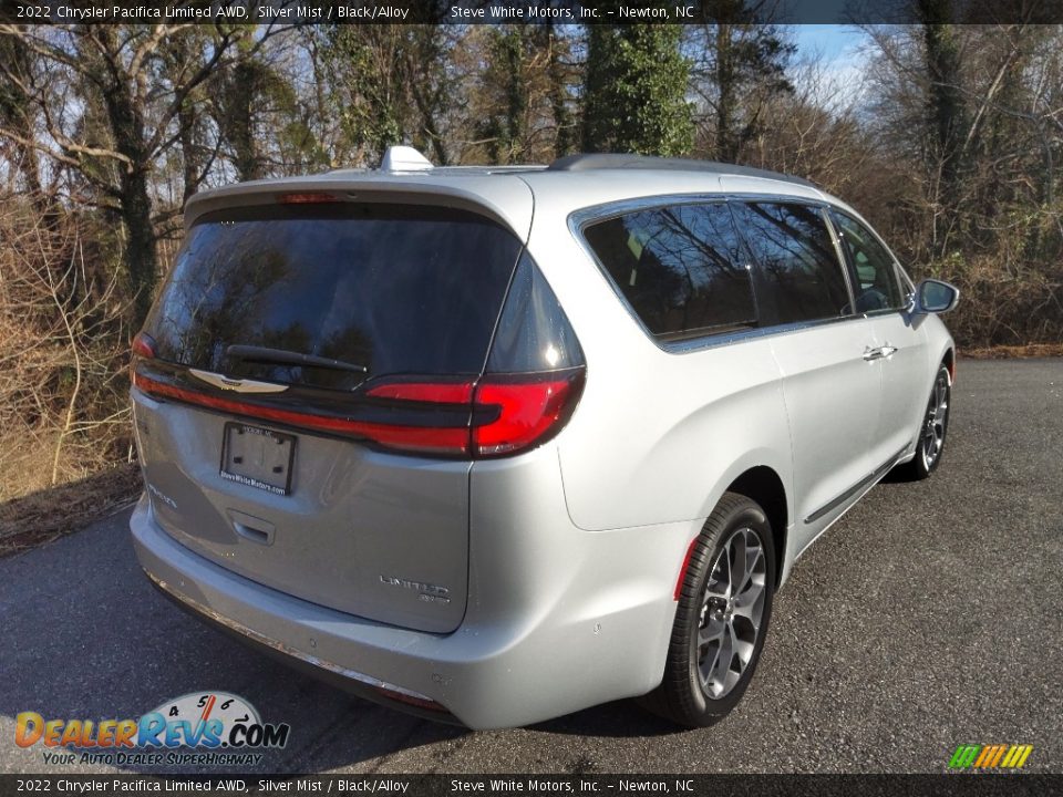 2022 Chrysler Pacifica Limited AWD Silver Mist / Black/Alloy Photo #6