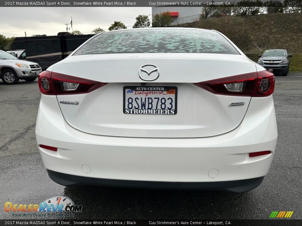 2017 Mazda MAZDA3 Sport 4 Door Snowflake White Pearl Mica / Black Photo #5