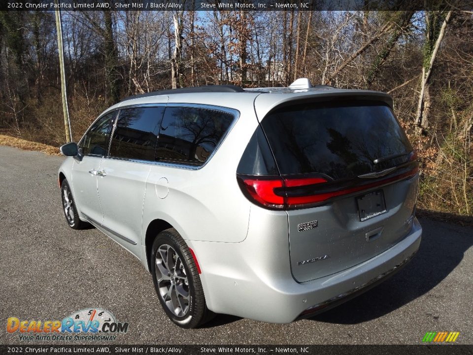 2022 Chrysler Pacifica Limited AWD Silver Mist / Black/Alloy Photo #8