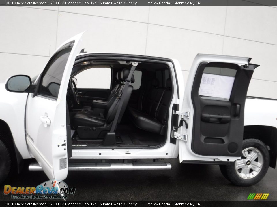 2011 Chevrolet Silverado 1500 LTZ Extended Cab 4x4 Summit White / Ebony Photo #12