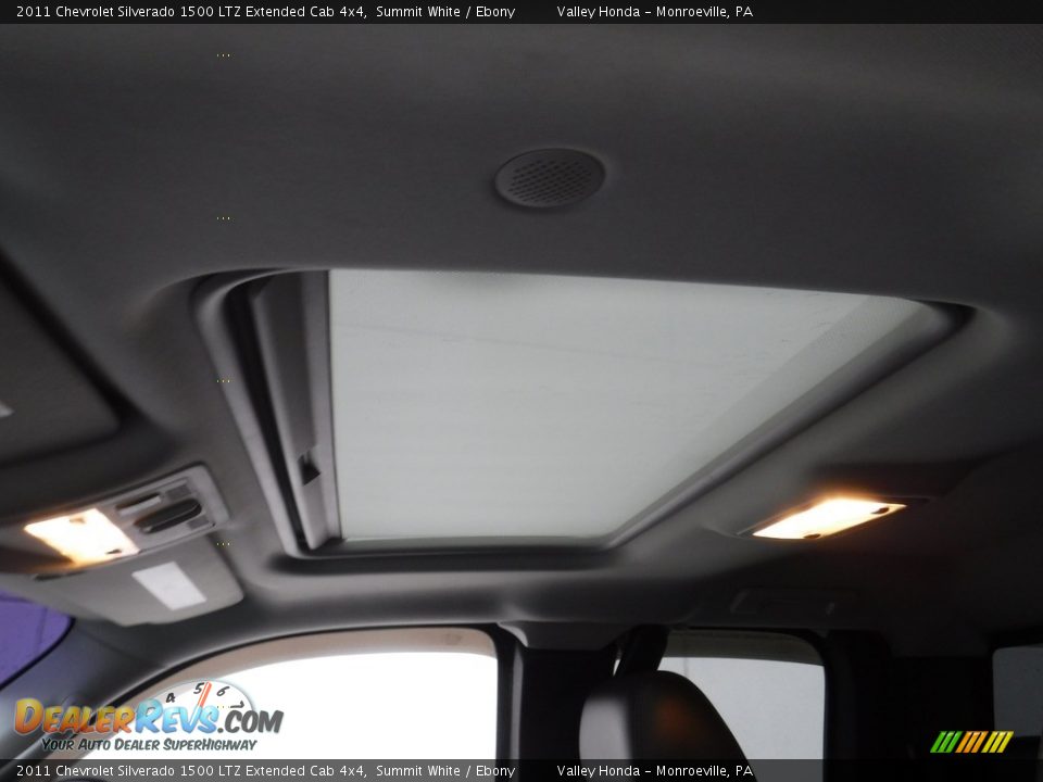 2011 Chevrolet Silverado 1500 LTZ Extended Cab 4x4 Summit White / Ebony Photo #13